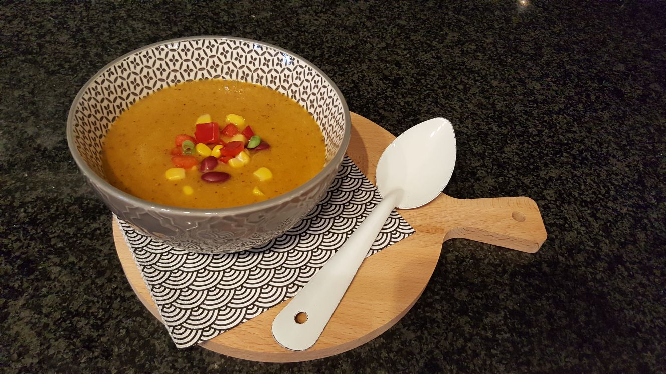 tex mex mais soep